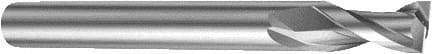 Sandvik Coromant - 8mm, 11mm LOC, 7.8mm Shank Diam, 100mm OAL, 2 Flute, Solid Carbide Square End Mill - Single End, Uncoated, Spiral Flute, 25° Helix, Right Hand Cut, Right Hand Flute, Series CoroMill Plura - Americas Industrial Supply