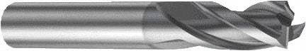 Sandvik Coromant - 2.5mm, 3 Flute, Solid Carbide, Corner Radius End Mill - 57mm OAL, 30° Helix, Right Hand Flute, 12.5mm LOC, Right Hand Cut - Americas Industrial Supply