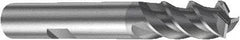 Sandvik Coromant - 8mm, 3 Flute, Solid Carbide, Corner Radius End Mill - 63mm OAL, 45° Helix, Right Hand Flute, 16mm LOC, Right Hand Cut - Americas Industrial Supply