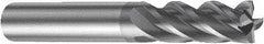 Sandvik Coromant - 2.5mm, 4 Flute, Single End, Solid Carbide, Corner Chamfer End Mill - 57mm OAL, Right Hand Flute, 8mm LOC, Right Hand Cut - Americas Industrial Supply