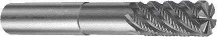 Sandvik Coromant - 16mm, 32mm LOC, 16mm Shank Diam, 92mm OAL, 6 Flute, Solid Carbide Square End Mill - Single End, TiAlN Finish, Spiral Flute, 45° Helix, Centercutting, Right Hand Cut, Right Hand Flute, Series CoroMill Plura - Americas Industrial Supply