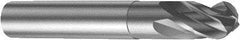 Sandvik Coromant - 6mm Diam, 6mm LOC, 4 Flute Solid Carbide Ball End Mill - 57mm OAL, 6mm Shank Diam, Ball Flute - Americas Industrial Supply