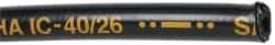 Parker - -4 Hose Size, 1/4" ID, 3,000 psi Work Pressure Hydraulic Hose - 2" Radius, Synthetic Rubber, -40°F to 212°F - Americas Industrial Supply