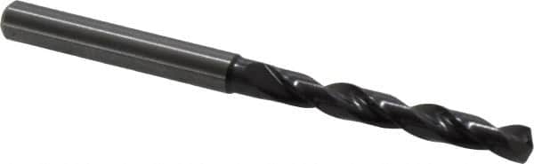 Guhring - 5.3mm 140° Solid Carbide Jobber Drill - FIREX Finish, Right Hand Cut, Spiral Flute, Straight Shank, 82mm OAL, SU Point - Americas Industrial Supply