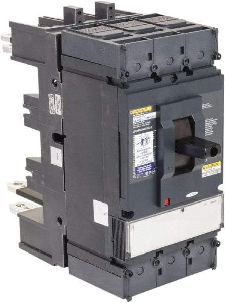 Square D - 600 Volt, 400 Amp, Automatic Molded Case Switch - 3, 4 Pole, 100 at 480 VAC kA Interrupting Rating, Plug In Connection, 5.51 Inch Wide x 1 Inch Deep x 13.38 Inch High - Americas Industrial Supply