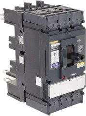 Square D - 600 Volt, 400 Amp, Automatic Molded Case Switch - 3, 4 Pole, 100 at 480 VAC kA Interrupting Rating, Plug In Connection, 5.51 Inch Wide x 1 Inch Deep x 13.38 Inch High - Americas Industrial Supply