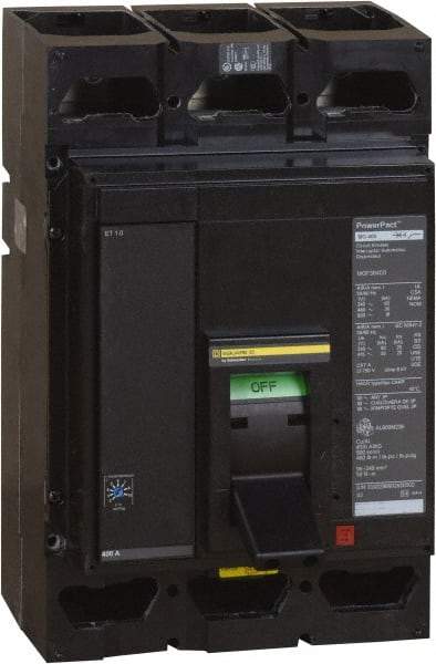 Square D - 800 Amp, 600 V, 3 Pole, Panel Mount Molded Case Circuit Breaker - Multiple Breaking Capacity Ratings - Americas Industrial Supply