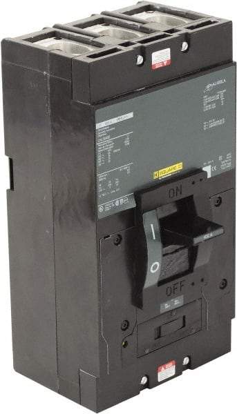 Square D - 400 Amp, 600 V, 3 Pole, Panel Mount Molded Case Circuit Breaker - Thermal Magnetic Trip, Multiple Breaking Capacity Ratings - Americas Industrial Supply