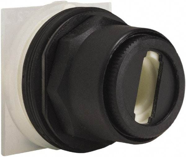 Schneider Electric - 30mm Mount Hole, 3 Position, Selector Switch Only - Momentary (MO), Nonilluminated, without Contact Blocks, Shock and Vibration Resistant - Americas Industrial Supply