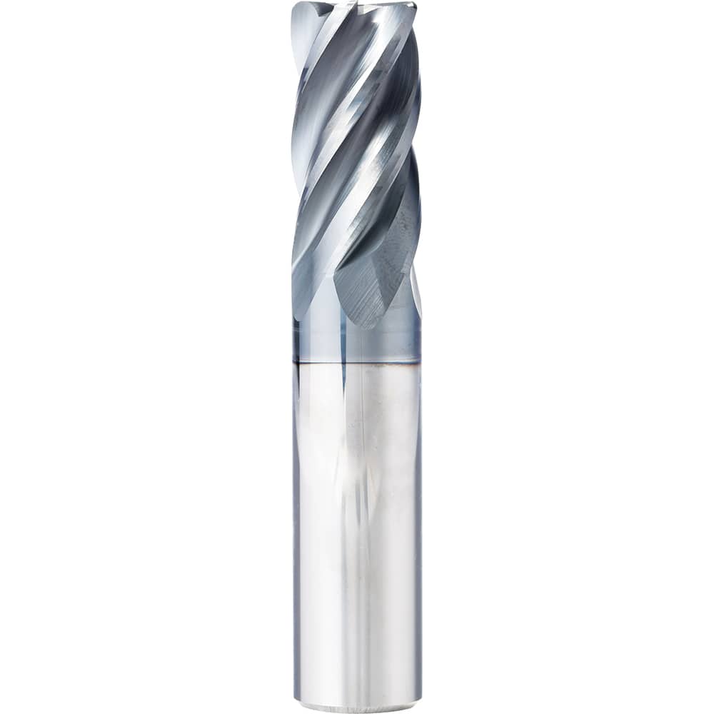 Supermill - 5/8" Diam 5 Flute Solid Carbide 0.03" Corner Radius End Mill - Americas Industrial Supply