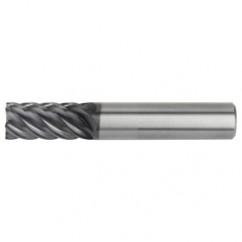 1/2x1/2x1x3 6FL Square Carbide End Mill-Round Shank-AlTiN - Americas Industrial Supply