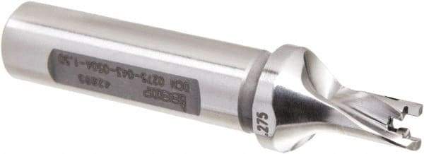 Iscar - 0.275 to 0.291" Diam, 1.5xD, 0.43" Max Drill Depth, 2.76" OAL, Replaceable Tip Drill - 2.76" OAL, 1.5xD Drill Depth by Diam Ratio - Americas Industrial Supply
