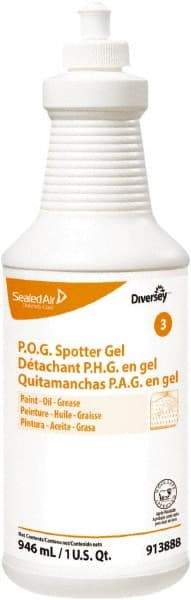 Diversey - 32 oz Squeeze Bottle Carpet/Fabric Stain & Spot Remover - Use on Paints, Oils & Grease - Americas Industrial Supply