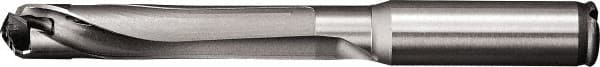 Kyocera - 200mm Max Drill Depth, 8xD, 24.99mm Diam, Indexable Insert Drill - 1 Insert, 25mm Shank Diam, Straight Shank - Americas Industrial Supply