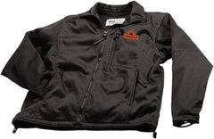 Techniche - Size M Heated & Water Resistant Jacket - Black, Nylon & Polyester, Zipper Closure - Americas Industrial Supply