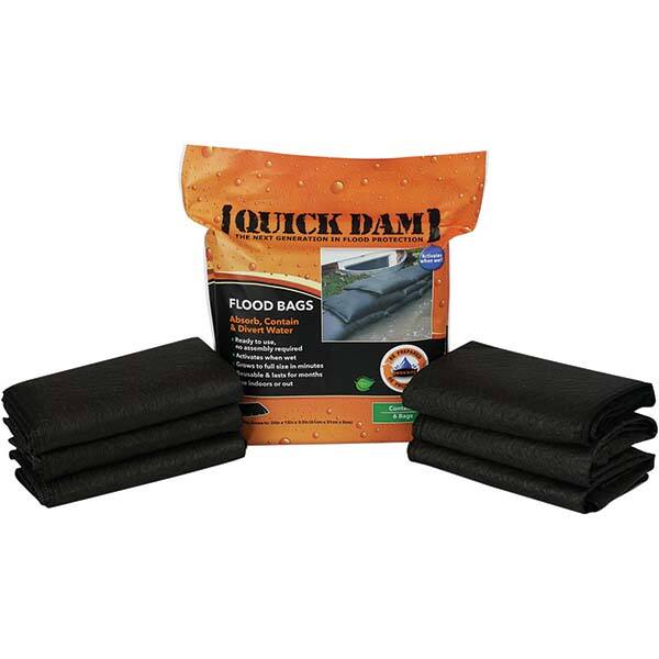 Quick Dam - Gully Guards, Silt Fences & Sandbags Type: Flood Barrier Application: Stormwater - Americas Industrial Supply