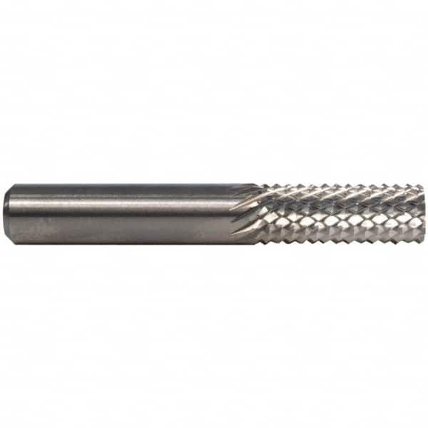 M.A. Ford - 3/64" Diam, 5/32" LOC, Plain End, Solid Carbide Diamond Pattern Router Bit - 1-1/2" OAL, 1/8" Shank Diam - Americas Industrial Supply
