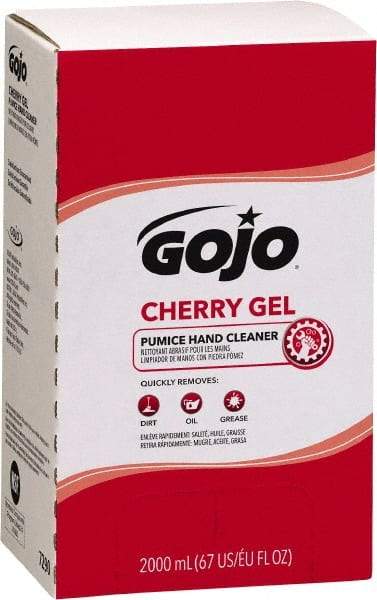 GOJO - 2 L Dispenser Refill Gel Hand Cleaner - Red, Cherry Scent - Americas Industrial Supply