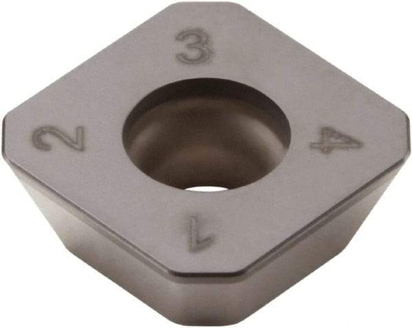 Seco - SEEX1204 LF Grade CBN200 CBN Milling Insert - Uncoated, 0.187" Thick, 1/2" Inscribed Circle - Americas Industrial Supply