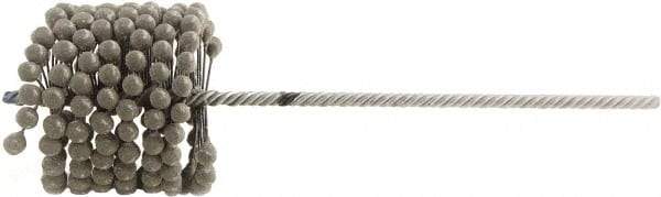 Brush Research Mfg. - 3-1/2" to 3-3/4" Bore Diam, 600 Grit, Aluminum Oxide Flexible Hone - Extra Fine, 13-1/2" OAL - Americas Industrial Supply