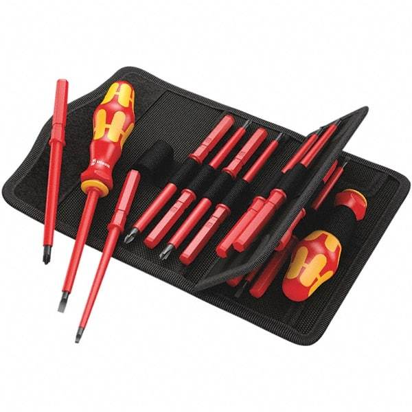 Wera - Screwdriver Bit Sets Type: Insulated Drive Size: 1/4 (Inch) - Americas Industrial Supply