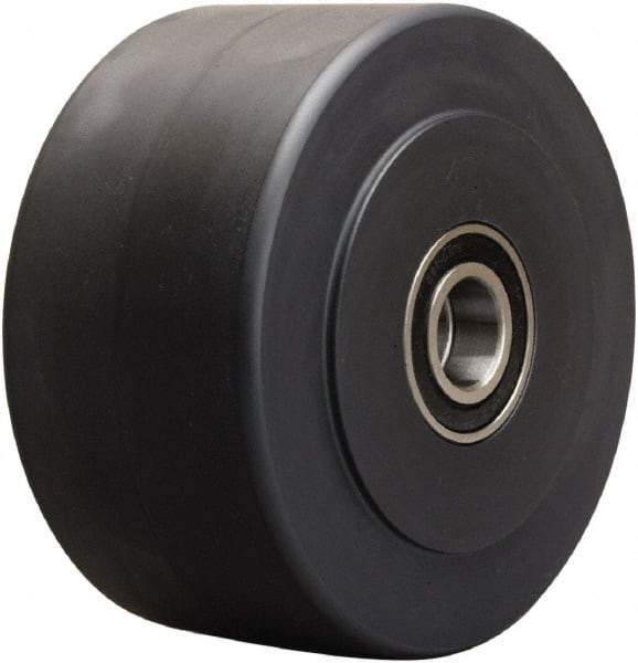 Hamilton - 6 Inch Diameter x 3 Inch Wide, Nylon Caster Wheel - 5,400 Lb. Capacity, 3-1/4 Inch Hub Length, 1-1/4 Inch Axle Diameter, Precision Ball Bearing - Americas Industrial Supply