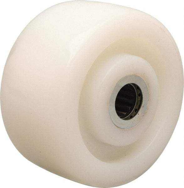 Hamilton - 4 Inch Diameter x 2 Inch Wide, Nylon Caster Wheel - 800 Lb. Capacity, 2-3/16 Inch Hub Length, 5/8 Inch Axle Diameter, Straight Roller Bearing - Americas Industrial Supply