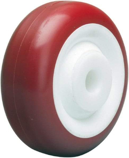 Hamilton - 3-1/2 Inch Diameter x 1-3/8 Inch Wide, Polyurethane on Polypropylene Caster Wheel - 350 Lb. Capacity, 1-1/2 Inch Hub Length, 1/2 Inch Axle Diameter, Delrin Bearing - Americas Industrial Supply