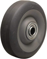 Hamilton - 4 Inch Diameter x 1-3/8 Inch Wide, Rubber on Thermoplastic Caster Wheel - 250 Lb. Capacity, 1-9/16 Inch Hub Length, 1/2 Inch Axle Diameter, Stainless Steel Ball Bearing - Americas Industrial Supply