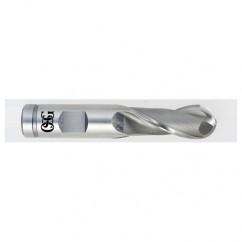 1/4'' Dia. - 2-7/16'' OAL - Bright M-42 Cobalt - Ball End SE EM - 2 FL - Americas Industrial Supply