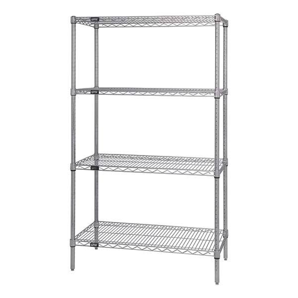 Quantum Storage - Wire Shelving Type: Wire Shelving - Starter Unit Starter or Add-On: Starter - Americas Industrial Supply
