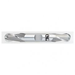1" Dia. - 5-7/8" OAL - Bright HSS Co-Center Cut SE EM - 2 FL - Americas Industrial Supply