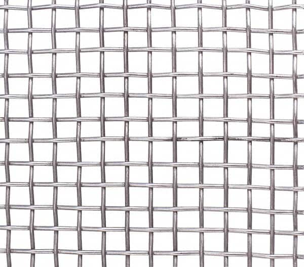 Value Collection - 14 Gage, 0.08 Inch Wire Diameter, Stainless Steel, Space Cloth - 3/8 Inch Space Opening, 48 Inch Wide, Cut to Length - Americas Industrial Supply