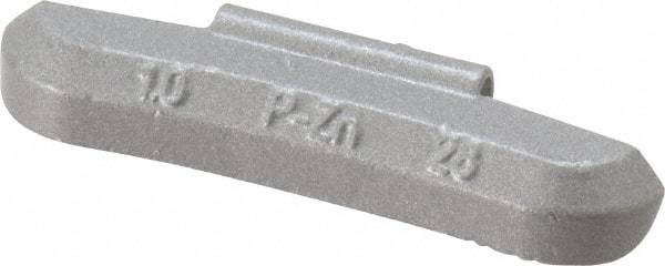 Myers Tire Supply - 1 oz Wheel Weight - Zinc, For Use with Import & Domestic Passenger Cars, 1/2 Ton Trucks, Mini Pickups & Vans with Standard 1/8" Flange - Americas Industrial Supply