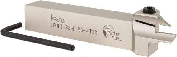 Iscar - HFH, External, Right Hand, 0.47" Max Depth of Cut, 0.157" Max Groove Width, Indexable Grooving Tool Holder - DG.., GRIP, HG.. Insert Compatibility, 1" Shank Height, 1" Shank Width, 6" OAL - Americas Industrial Supply