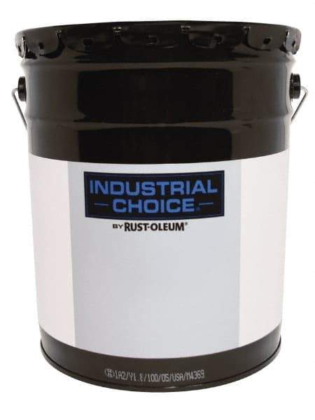 Rust-Oleum - 5 Gal Masstone Semi Gloss Finish Acrylic Enamel Paint - Interior/Exterior, Direct to Metal, <250 gL VOC Compliance - Americas Industrial Supply