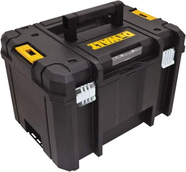 DeWALT - 1 Tray Tool Box - 17-1/4" Wide x 13" Deep x 11-7/8" High, Structural Foam, Black - Americas Industrial Supply