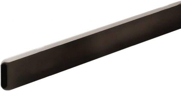 ECONOCO - 1/2" Wide, 1-1/2 High, Open Shelving Accessory/Component - Steel, Matte Finish, 48" Long, Use with 1/2" x 1-1/2" Rectangular Tubing Hangrail Brackets - Americas Industrial Supply