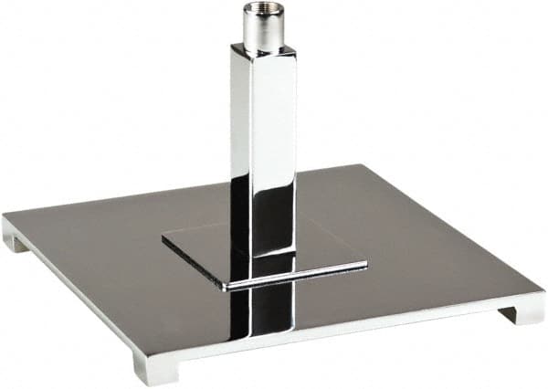 ECONOCO - 8" Wide, Open Shelving Accessory/Component - Steel, Chrome Finish, 8" Long, Use with 5/8" Flange Upright - Americas Industrial Supply