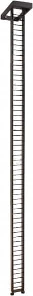 ECONOCO - 1-1/2" Wide, 87-1/2 High, Open Shelving Accessory/Component - Steel, Matte Finish, 7-1/2" Deep, Use with Mini-Ladder System - Americas Industrial Supply