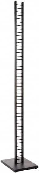 ECONOCO - 12" Wide, 73 High, Open Shelving Accessory/Component - Steel, Matte Finish, 15" Long, Use with Mini-Ladder System - Americas Industrial Supply