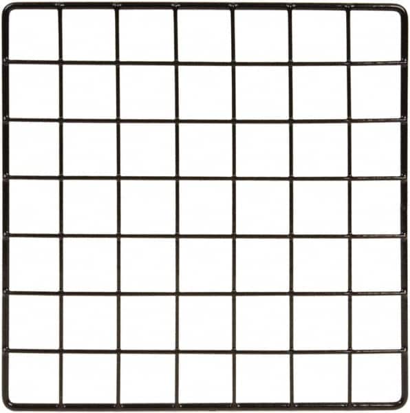 ECONOCO - 10" Wide, Open Shelving Accessory/Component - Steel, 10" Long, Use with Grid Panels & Cubbies - Americas Industrial Supply