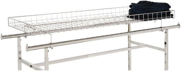 ECONOCO - Chrome Grid Basket Rack Topper - 22-1/2" Wide x 2-3/4" High - Americas Industrial Supply