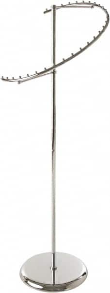 ECONOCO - Chrome Spiral Costumer Display Rack - 24" Wide x 67" High - Americas Industrial Supply