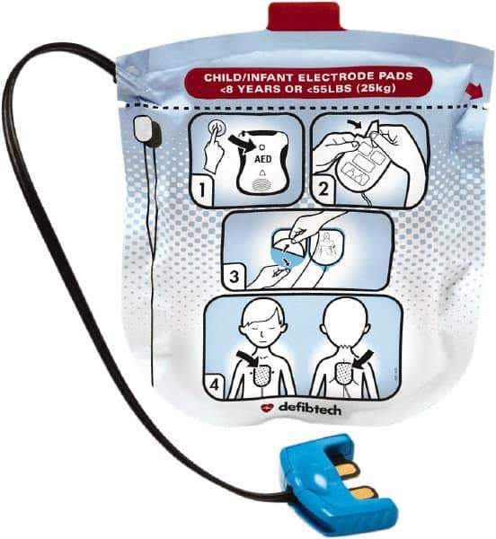 Defibtech - Pediatric CPR Pad - Compatible With Lifeline VIEW AED - Americas Industrial Supply