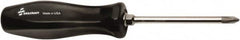 Ability One - #2, 4" OAL, Standard Phillips Screwdriver - 4" Blade Length, Round Shank, Ergonomic Handle - Americas Industrial Supply