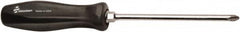 Ability One - #3, 6" OAL, Standard Phillips Screwdriver - 6" Blade Length, Round Shank, Ergonomic Handle - Americas Industrial Supply