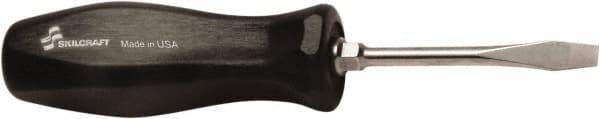 Ability One - Standard Slotted Screwdriver - Round Shank, Ergonomic Handle - Americas Industrial Supply