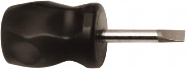 Ability One - Standard Slotted Screwdriver - Round Shank, Ergonomic Handle - Americas Industrial Supply