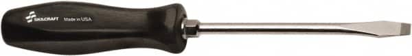 Ability One - Standard Slotted Screwdriver - Round Shank, Ergonomic Handle - Americas Industrial Supply